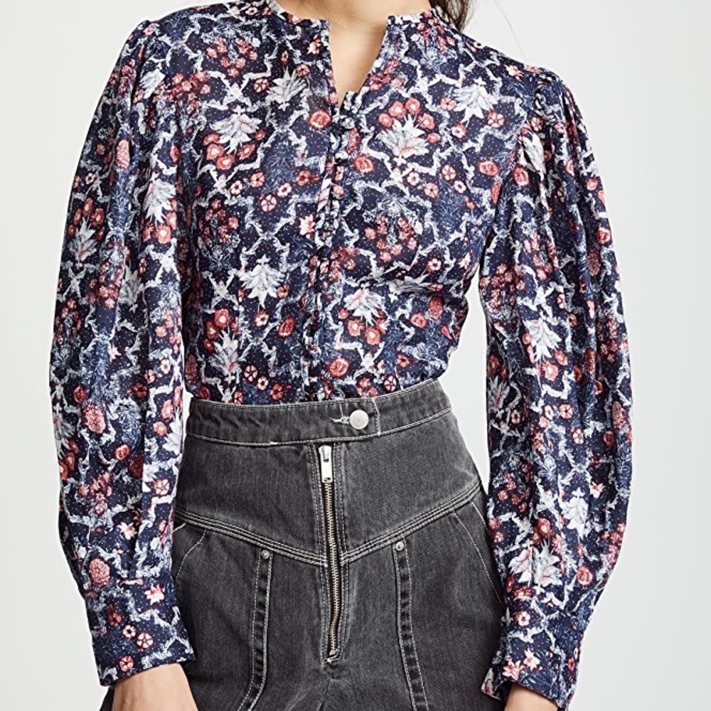 Isabel Marant Etoile Tilo Button Top